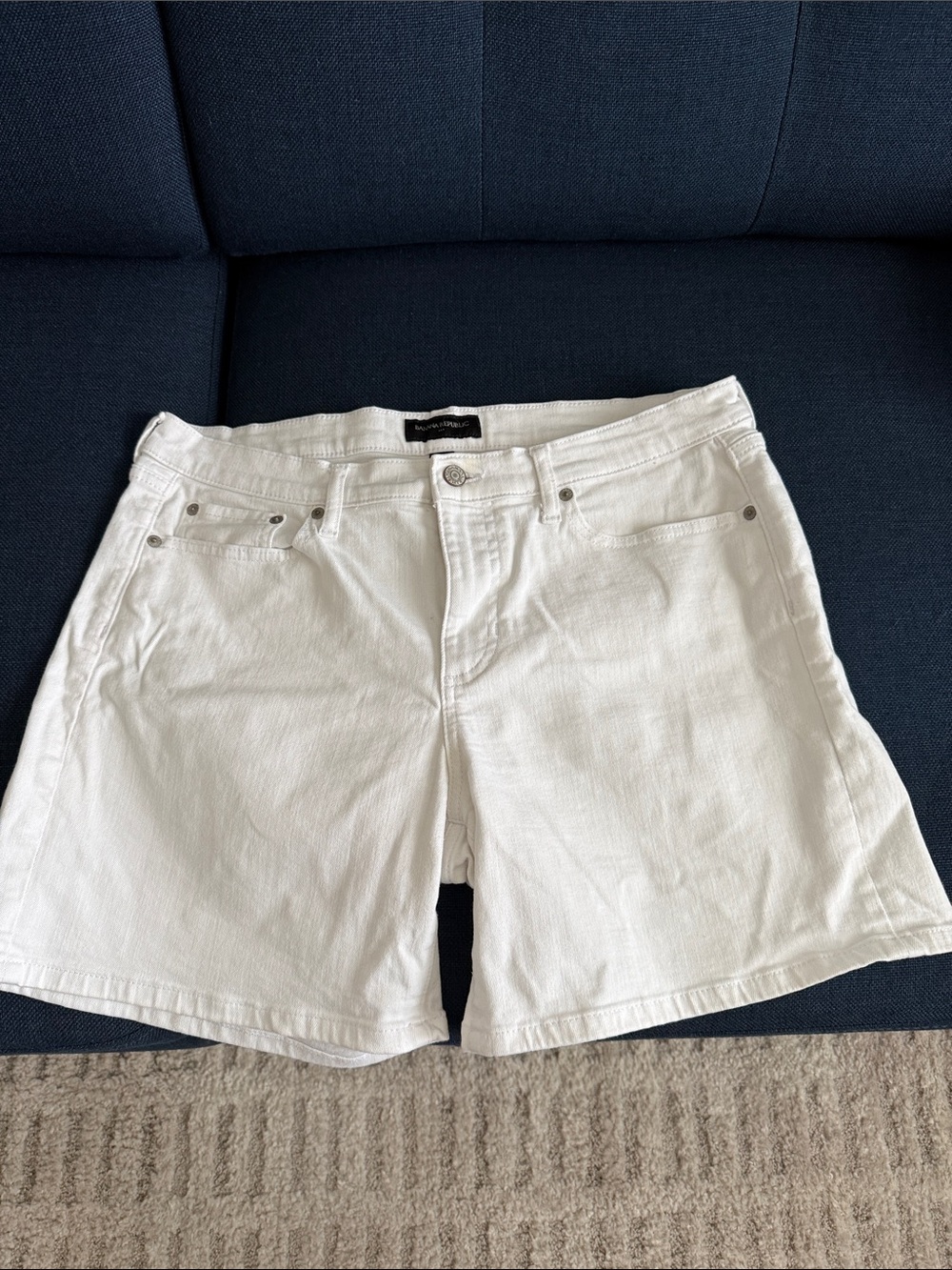 Banana Republic White Women's Denim Shorts